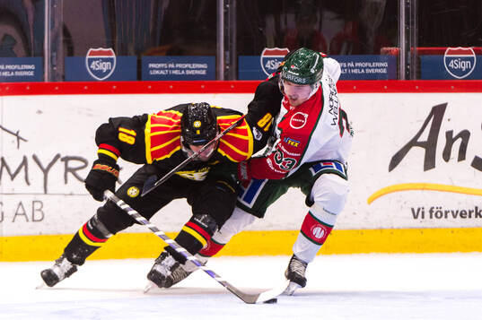 Brynäs Anton Rödin och Frölundas Linus Högberg