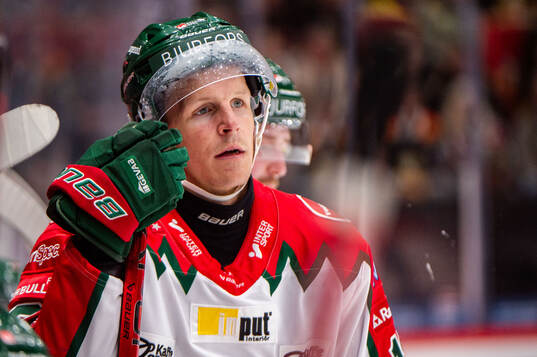 Frölundas Max Friberg deppar