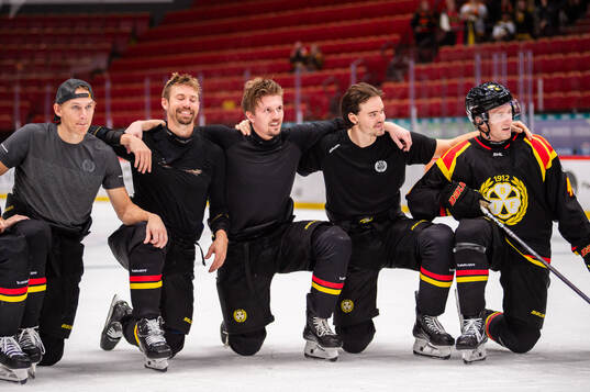 Brynäs Oskar Lindblom, Anton Rödin, Johannes Kinnvall,