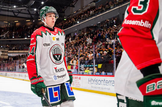 Frölundas Noah Dower Nilsson deppar