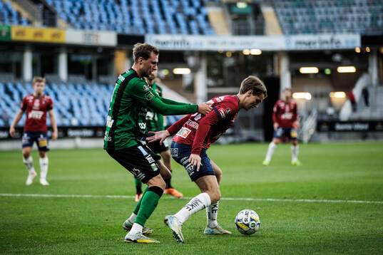 Varbergs Niklas Dahlström och Örgrytes Noah
