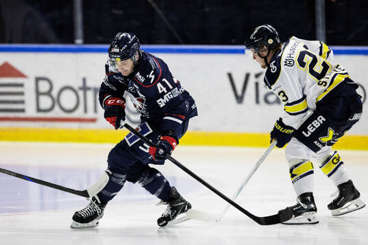 Linköpings Broc Little och HV71s Åke Stakkestad