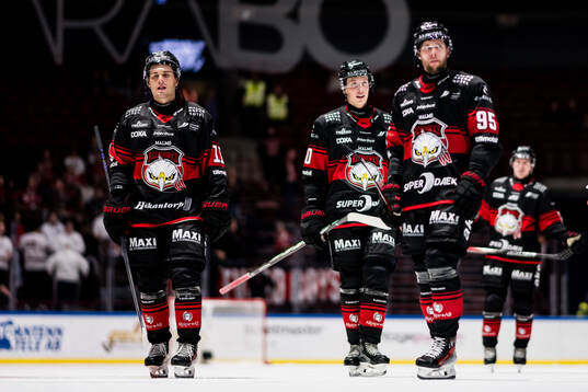Malmö Redhawks Nikola Pasic, William von Barnekow och Carl