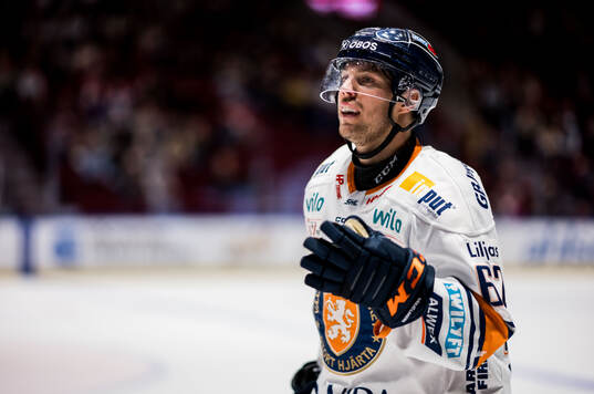 Växjös Manuel Ågren jublar