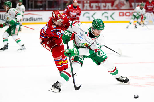 Timrås Sebastian Hartmann och Rögles Calle Själin
