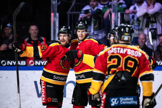 Luleås Marcus Hardegård jublar