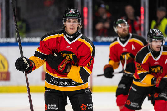 Luleås Marcus Hardegård jublar