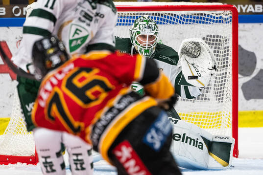 Färjestads målvakt Maxime Lagacé