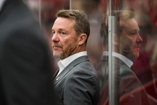 Leksands tränare Charles Berglund