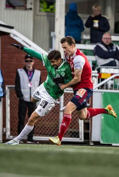 Brages Emil Tot Wikström och Sandvikens IFs Daniel