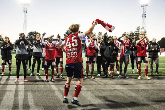 Sandvikens IFs Kasper Harletun jublar
