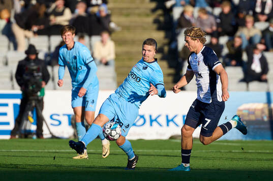 AARHUS, DENMARK - SEPTEMBER 28: André Rømer of Randers FC
