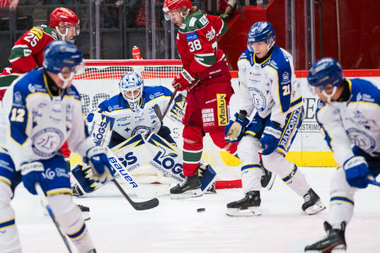 Leksands målvakt Jakob Hellsten