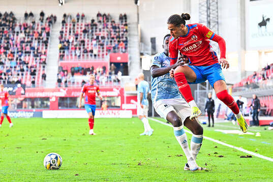 Helsingborgs Ervin Gigovic och Gefles Samouil Izountouemoi