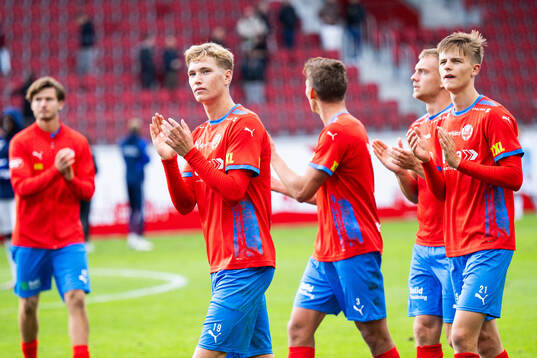 Helsingborgs Benjamin Örn jublar