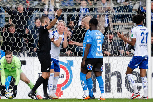 IFK Norrköpings Isak Andri Sigurgeirsson deppar