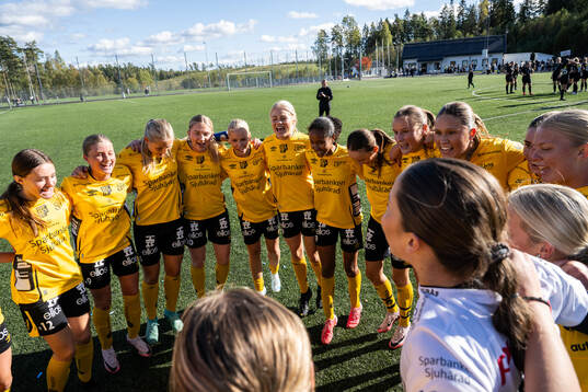 Elsfborgs spelare jublar och firar seriesegern