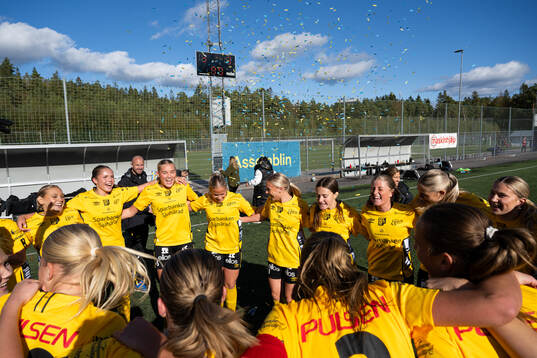 Elsfborgs spelare jublar och firar seriesegern