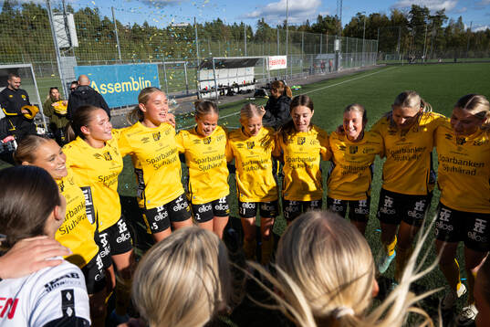 Elsfborgs spelare jublar och firar seriesegern