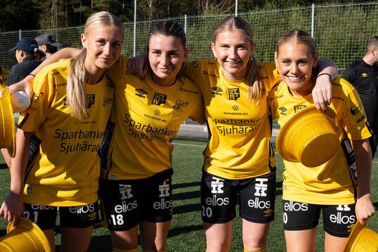 Elsfborgs spelare jublar och firar seriesegern
