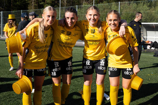 Elsfborgs spelare jublar och firar seriesegern