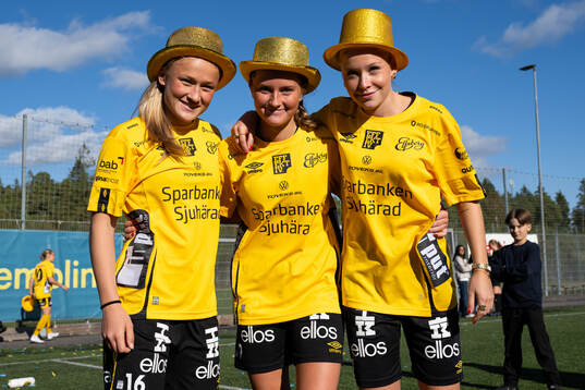 Elsfborgs spelare jublar och firar seriesegern