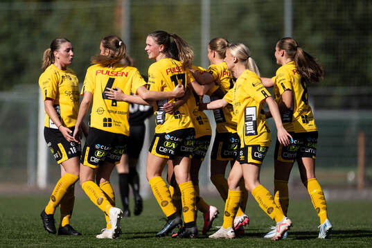 Elfsborgs spelare jublar
