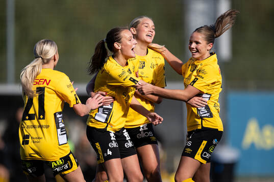 Elfsborgs spelare jublar