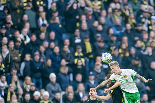 AIKs Anton Salétros och Hammarbys Fredrik Hammar