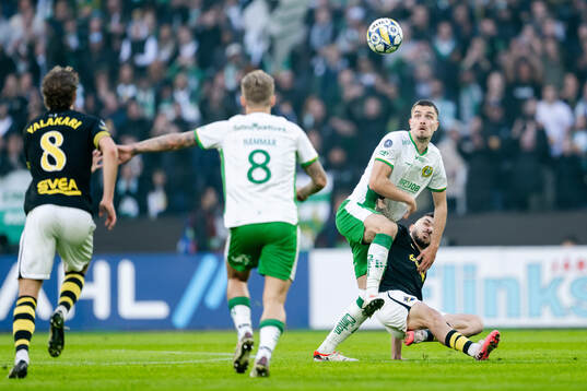 Hammarbys Pavle Vagic och AIKs Ioannis Pittas