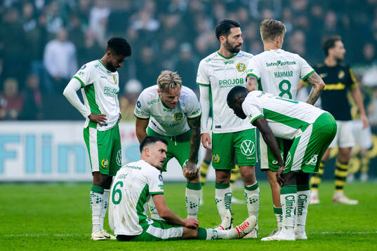 Hammarbys Pavle Vagic har ont