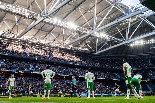 Hammarbys Victor Eriksson, Shaquille Pinas, Tesfaldet