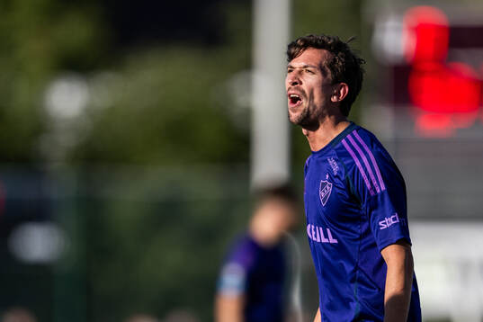 Djurgårdens Gustav Wikheim reagerar