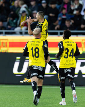Häckens Ali Youssef jublar
