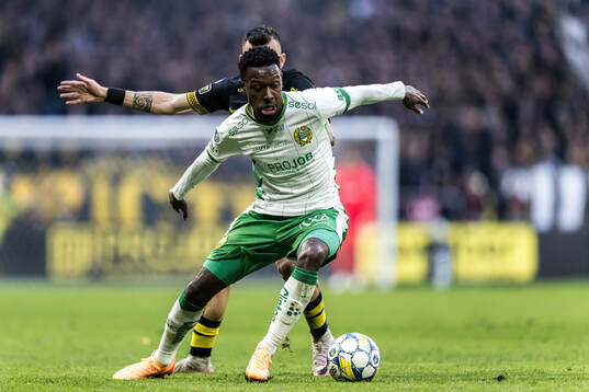 AIKs Ioannis Pittas och Hammarbys Shaquille Pinas