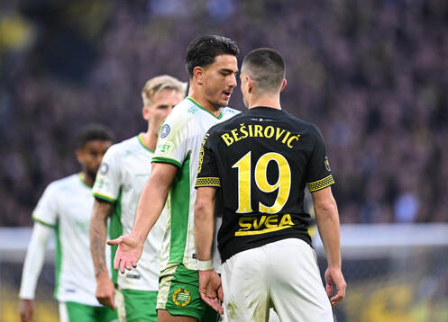 Hammarbys Jusef Erabi och AIKs Dino Besirovic