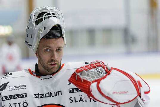Vita Hästens målvakt Daniel Fahlström