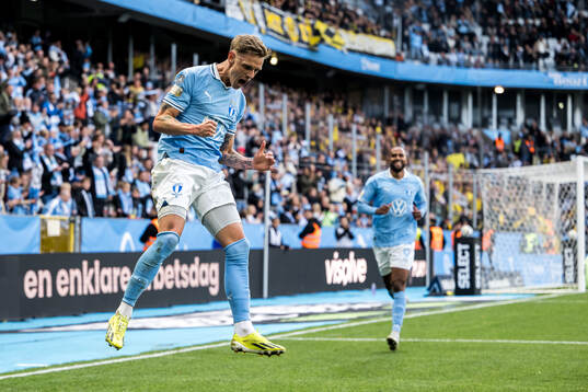 Malmö FFs Søren Rieks jublar