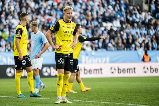 Mjällbys Herman Johansson deppar