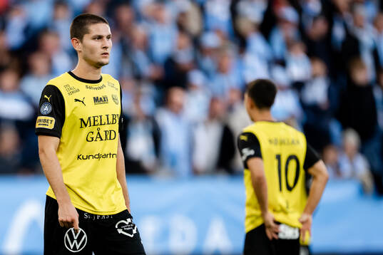 Mjällbys Rasmus Wikström deppar