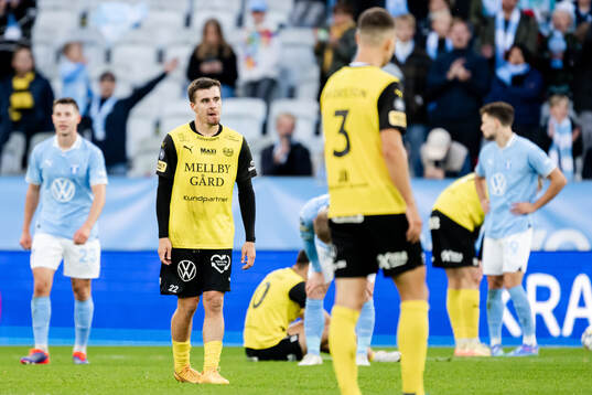 Mjällbys Jesper Gustavsson deppar