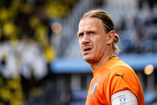 Malmö FFs målvakt Johan Dahlin