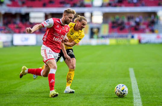 Kalmars Jonathan Ring och Elfsborgs Niklas Hult