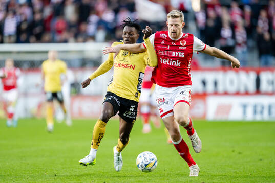 Elfsborgs Jalal Abdullai och Kalmars Lars Saetra
