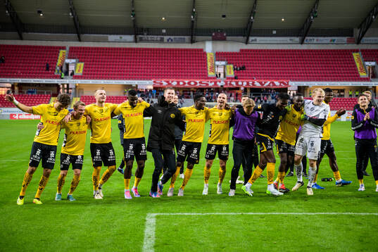 Elfsborg spelare jublar