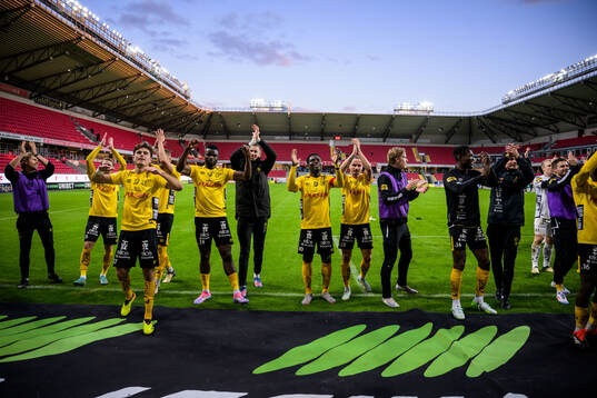 Elfsborgs spelare jublar