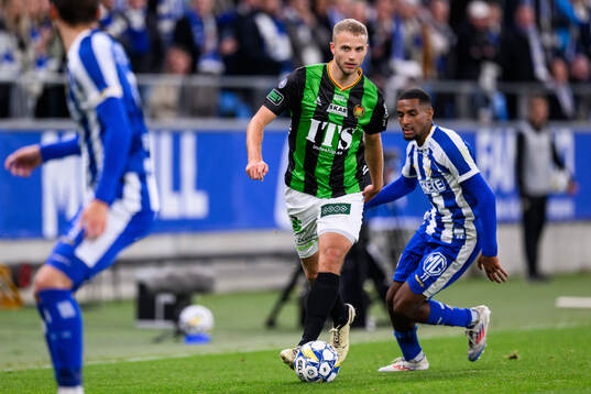 GAIS Gustav Lundgren och IFK Göteborgs Paulos Abraham