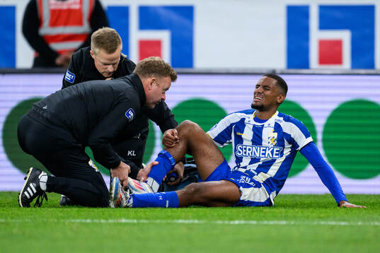IFK Göteborgs Paulos Abraham har ont
