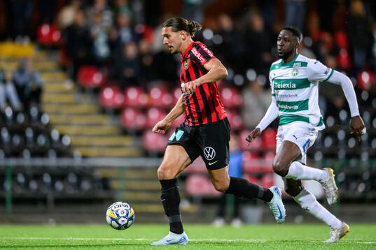 Brommapojkarnas Nikola Vasic och Västerås Frederic