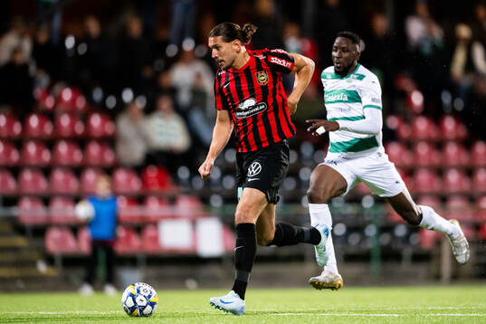 Brommapojkarnas Nikola Vasic och Västerås Frederic